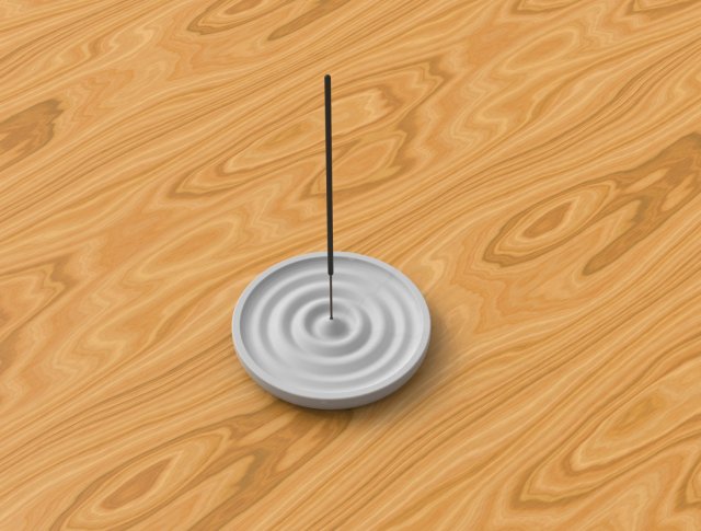 Incense Holder Model do druku 3D .c4d .max .obj .3ds .fbx .stl .blend 