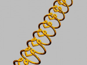 Heart Knot Ring Model Cetak 3D