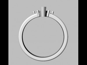 Marquise Gemstone Ring 3D 프린트 모델