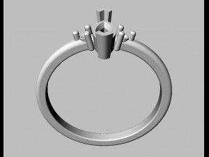 Marquise Gemstone Ring 3D 프린트 모델