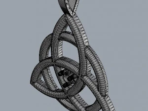 Pingente Celta - Triquetra Modelo de Impressão 3D