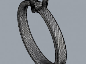 4mm Engagement Ring 3D 프린트 모델