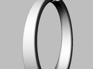 4mm Engagement Ring 3D 프린트 모델