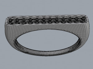Classic Diamond Ring Modelo de Impressão 3D
