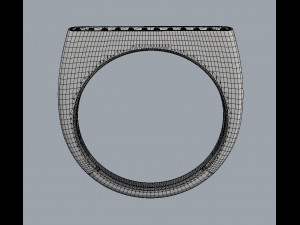 Classic Diamond Ring Modelo de Impressão 3D