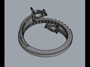 Gemstone Ring Modelo de impresión 3D