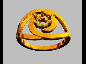 5mm Diamond Solitaire Ring Modelo de Impressão 3D