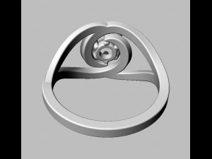 5mm Diamond Solitaire Ring Modelo de Impressão 3D