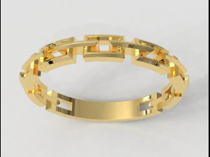 Chain Ring 3D Print Model