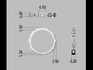 Chain Ring 3D Print Model