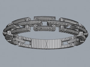 Chain Ring 3D Print Model