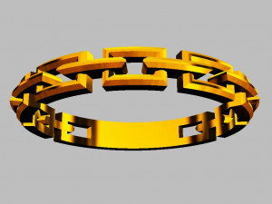 Chain Ring 3D Print Model