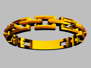 Chain Ring 3D Print Model