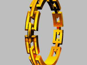 Chain Ring 3D Print Model