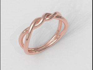 Knot Ring Modelo de Impressão 3D