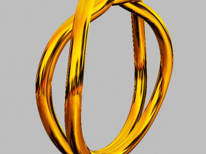Knot Ring Modelo de Impressão 3D