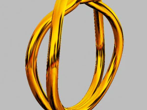 Knot Ring 3D Print Model