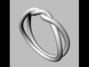 Knot Ring Modelo de Impressão 3D