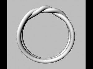 Knot Ring Modelo de Impressão 3D