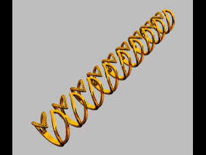 Leafs Diamond Ring 3D Print Model