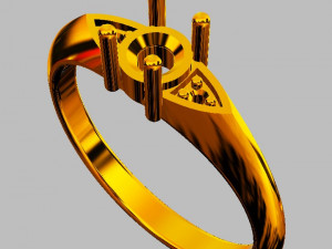 4mm Engagement Ring 3D 프린트 모델