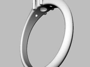 4mm Engagement Ring 3D 프린트 모델