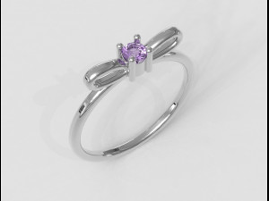 Bow Knot Ring 3D Принт Модель