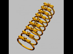 Bow Knot Ring 3D Принт Модель