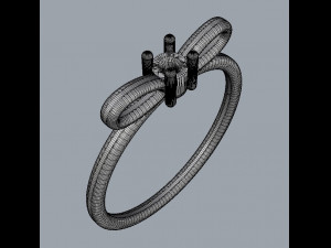 Bow Knot Ring 3D Принт Модель