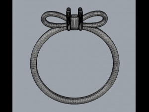 Bow Knot Ring 3D Принт Модель