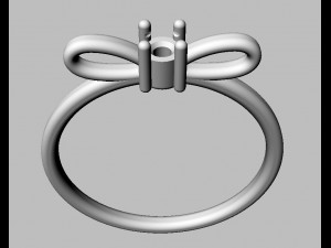 Bow Knot Ring 3D Принт Модель