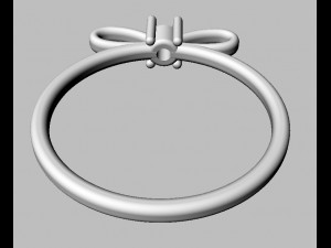 Bow Knot Ring 3D Принт Модель