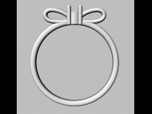 Bow Knot Ring 3D Принт Модель