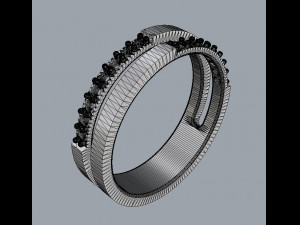 Double Diamond Ring 3Dプリントモデル
