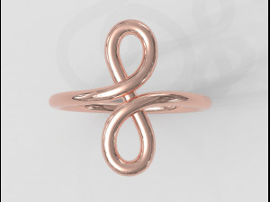 Knot Ring 3D Print Model