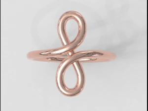 Knot Ring 3D Print Model
