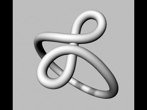 Knot Ring 3D Print Model