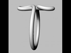 Knot Ring 3D Print Model