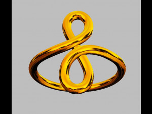 Knot Ring 3D Print Model