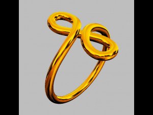 Knot Ring 3D Print Model