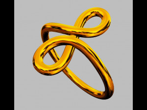 Knot Ring 3D Print Model