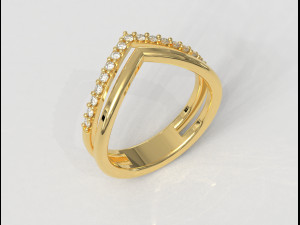 Double Ring 3D 프린트 모델