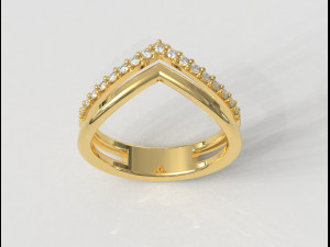 Double Ring 3D 프린트 모델