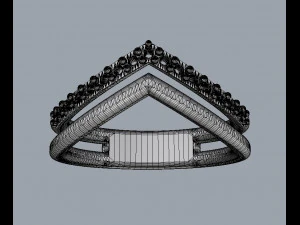 Anel Duplo Modelo de Impressão 3D