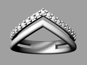 Anel Duplo Modelo de Impressão 3D