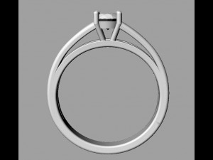4mm Engagement Ring 3D 프린트 모델