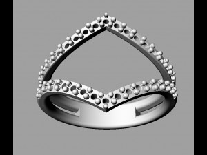 Double Diamond Ring Modelo de impresión 3D