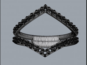 Double Diamond Ring Modelo de impresión 3D