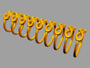 Infinity Ring 3D Print Model