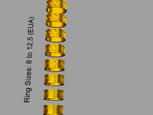 Greek Pattern Male Ring 3D Принт Модель